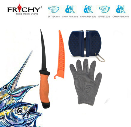 XCO-10 Fillet Knife & Cut Resistant Glove Combo