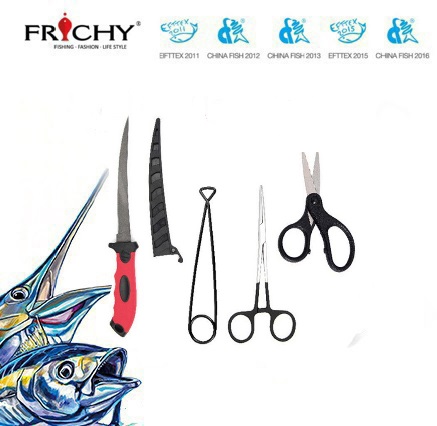 XCO-11 Fillet Knife & fishing Forceps & Braided Line Scissor Combo