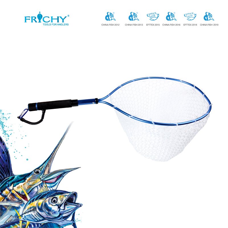 XN132 Fy Fishing Landing Net With Magnetic Clip